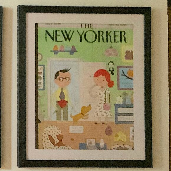 The New Yorker framed magazine:  September 16, 2019, "First Date" by Brunetti - Picture 1 of 3